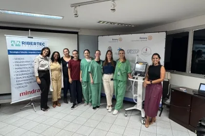 Entrega e treinamento de 15 ventiladores SV300 Mindray no HC de Bauru